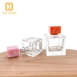 bouteille de parfum vide cube carré 30ml 50ml 100ml avec bouchon en marbre