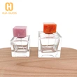 bouteille de parfum vide cube carré 30ml 50ml 100ml avec bouchon en marbre
