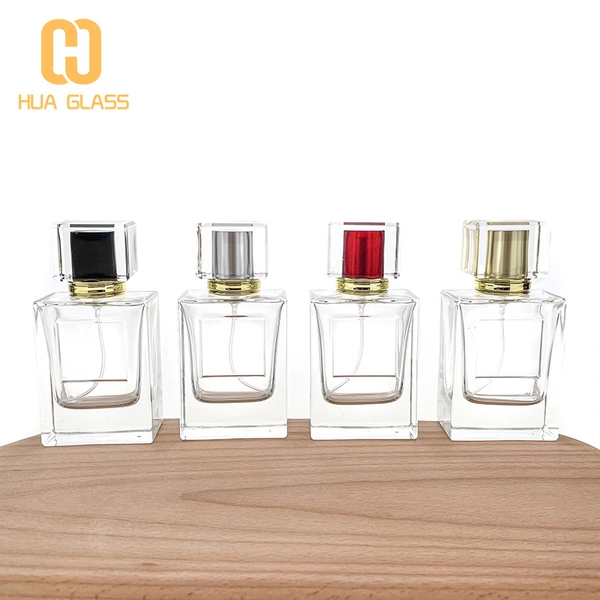 square perfume bottle 50ml glass perfume bottles