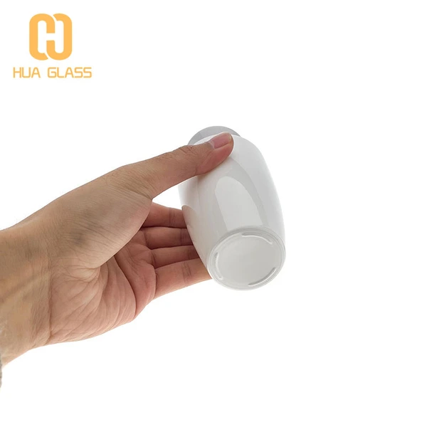 botella de perfume de 100 ml de vidrio blanco negro de diseño árabe