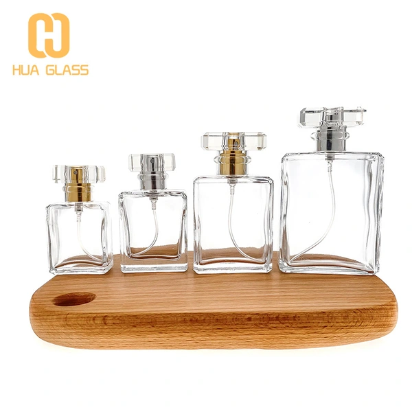 Chanel classic design square 30ml 50ml 100ml perfume glass bottle