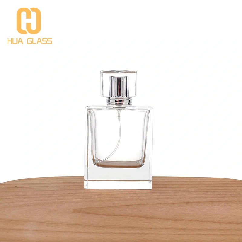 ملمع اليد 100 مل زجاجة عطر زجاجية زجاجة عطر مربعة  