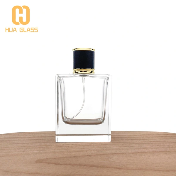 ملمع اليد 100 مل زجاجة عطر زجاجية زجاجة عطر مربعة