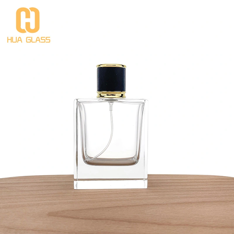 ملمع اليد 100 مل زجاجة عطر زجاجية زجاجة عطر مربعة  