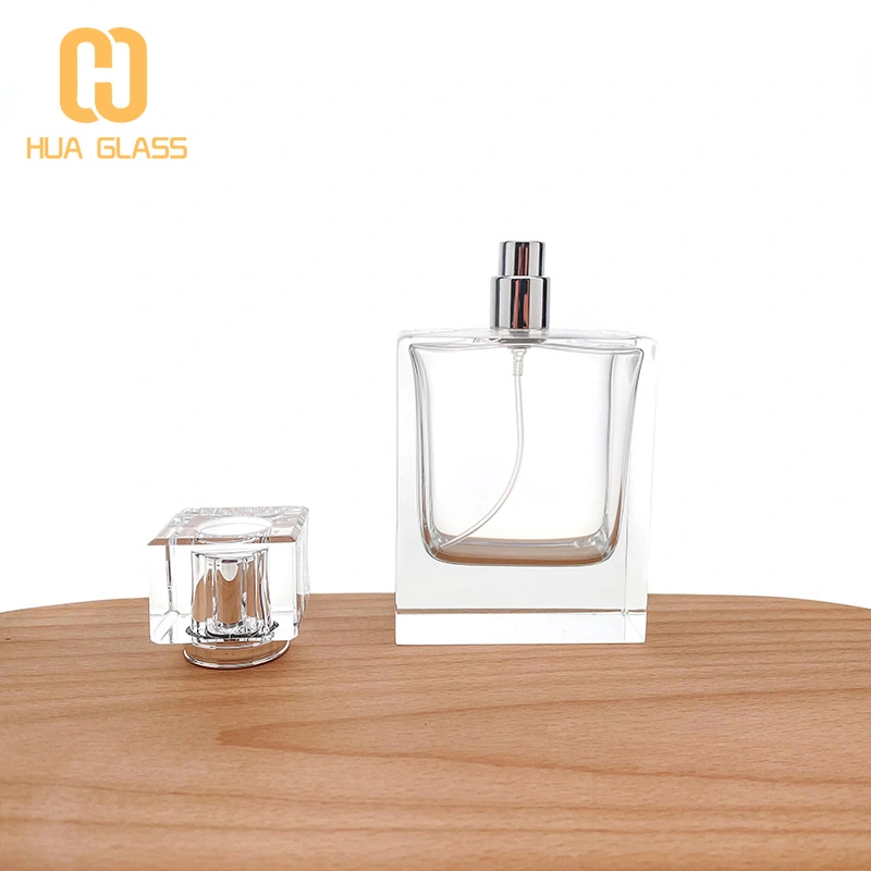 ملمع اليد 100 مل زجاجة عطر زجاجية زجاجة عطر مربعة  