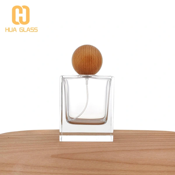 ملمع اليد 100 مل زجاجة عطر زجاجية زجاجة عطر مربعة