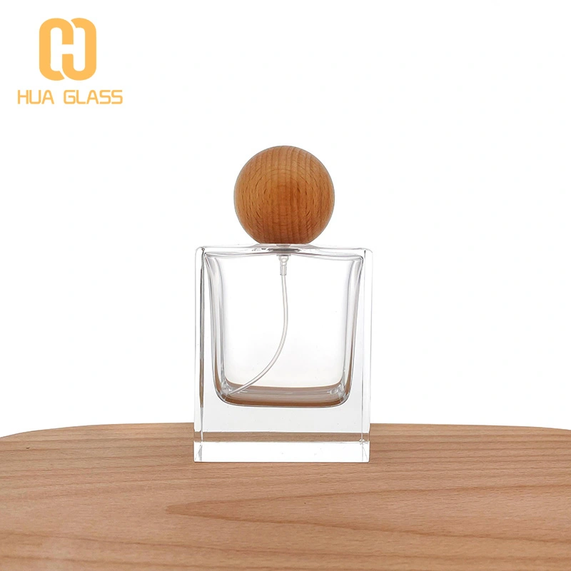 ملمع اليد 100 مل زجاجة عطر زجاجية زجاجة عطر مربعة  