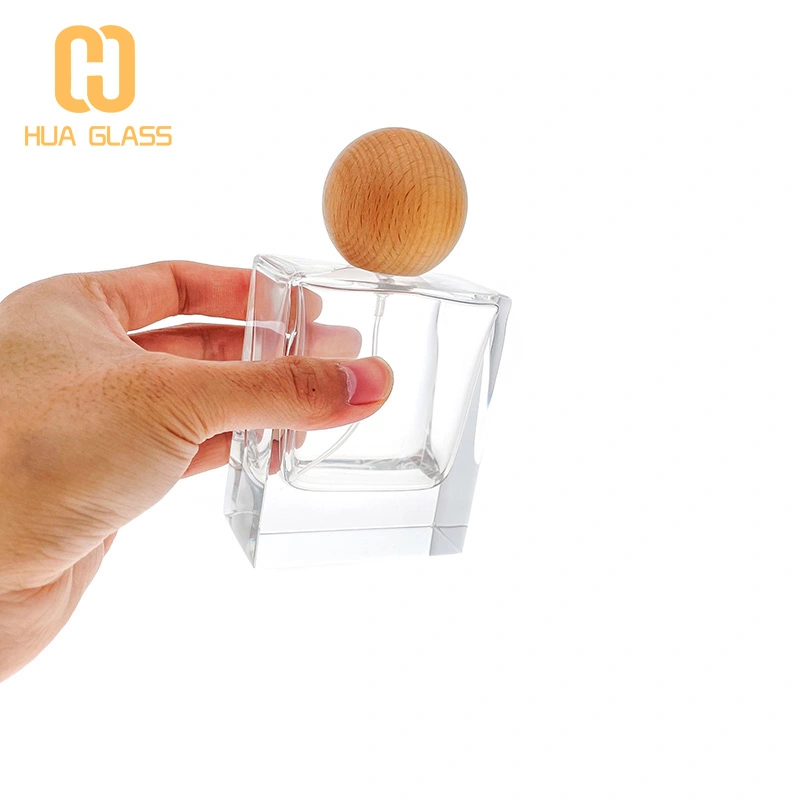 ملمع اليد 100 مل زجاجة عطر زجاجية زجاجة عطر مربعة  