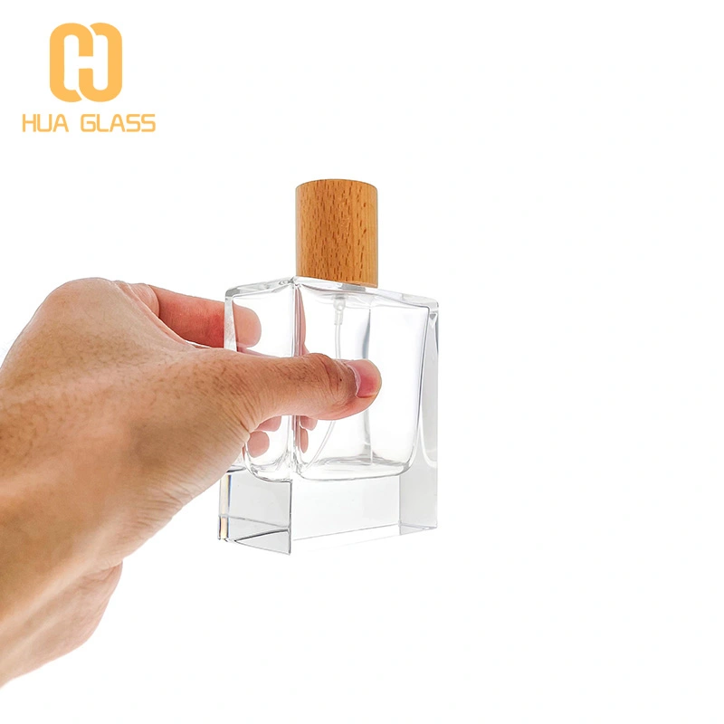 ملمع اليد 100 مل زجاجة عطر زجاجية زجاجة عطر مربعة  