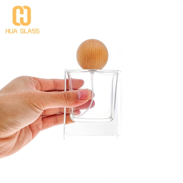 ملمع اليد 100 مل زجاجة عطر زجاجية زجاجة عطر مربعة