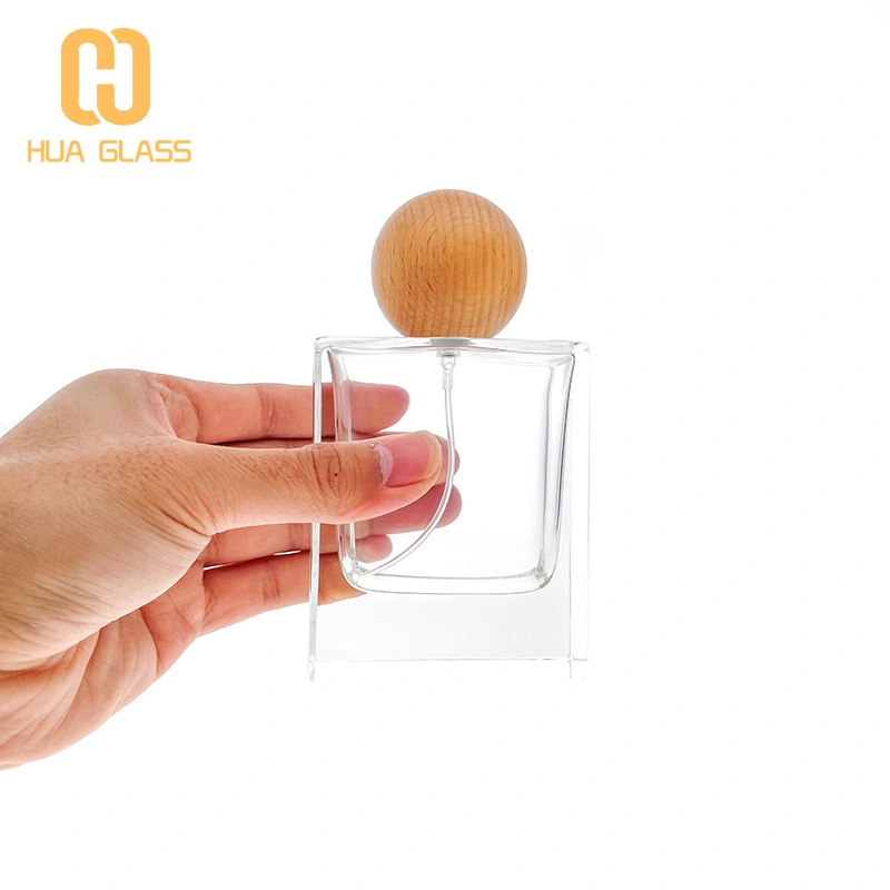 ملمع اليد 100 مل زجاجة عطر زجاجية زجاجة عطر مربعة  