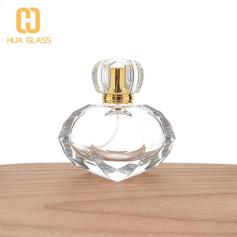 flacon de parfum de forme unique flacon de parfum de luxe avec bouchon  