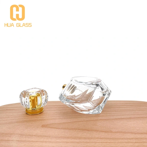 flacon de parfum de forme unique flacon de parfum de luxe avec bouchon