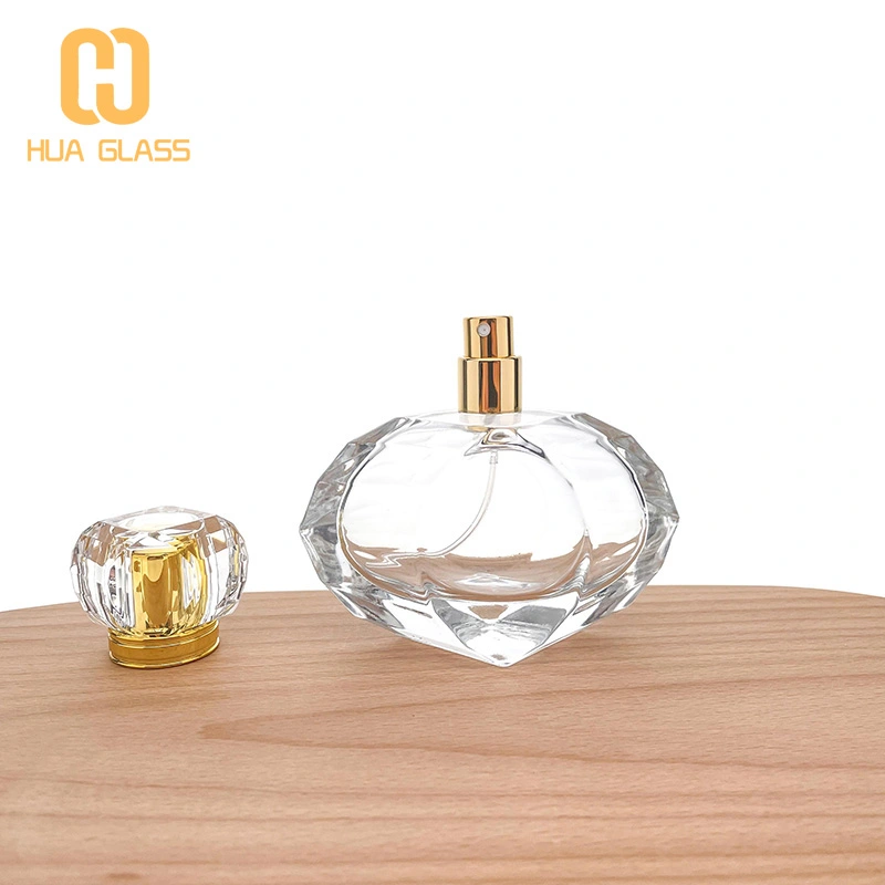 flacon de parfum de forme unique flacon de parfum de luxe avec bouchon  