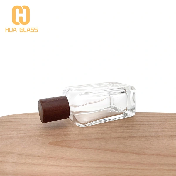 زجاجات العطور الفارغة 100 مل زجاجة عطر زجاجية مربعة