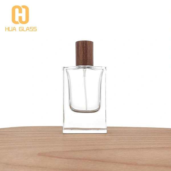 Pulido a mano de lujo 30ml 50ml 100ml botellas de perfume de vidrio