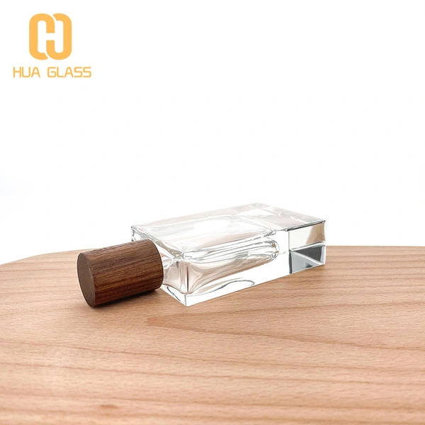 Pulido a mano de lujo 30ml 50ml 100ml botellas de perfume de vidrio