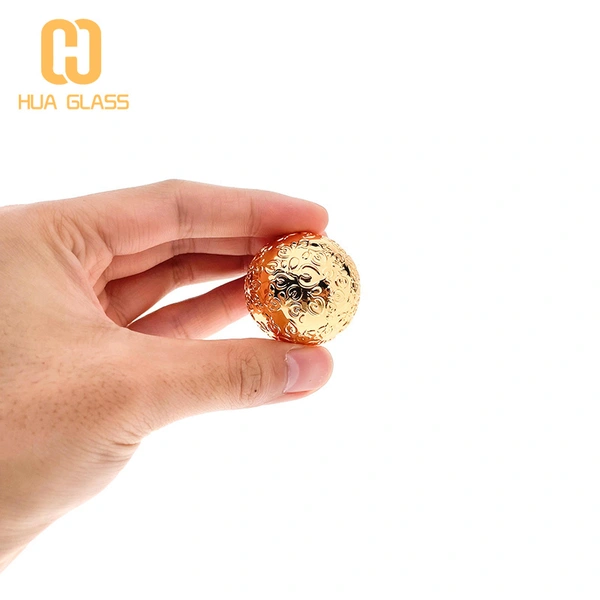 زجاجة عطر زجاجية مستديرة أسطوانية سعة 50 مل مع غطاء زمك