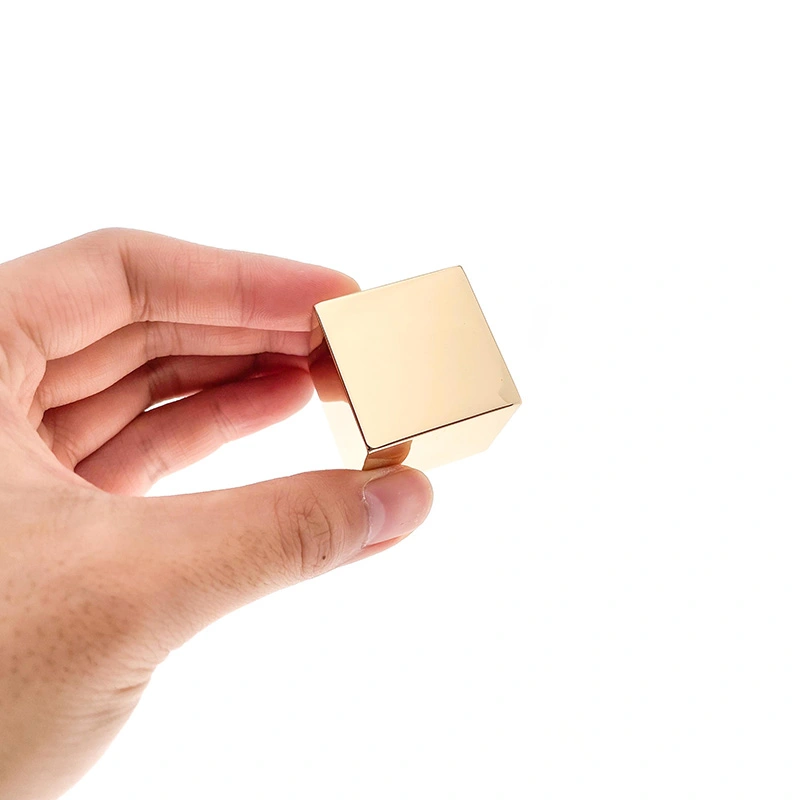 стеклянный квадратный куб для полировки рук 100 мл 50 мл флаконы для духов с металлической крышкой