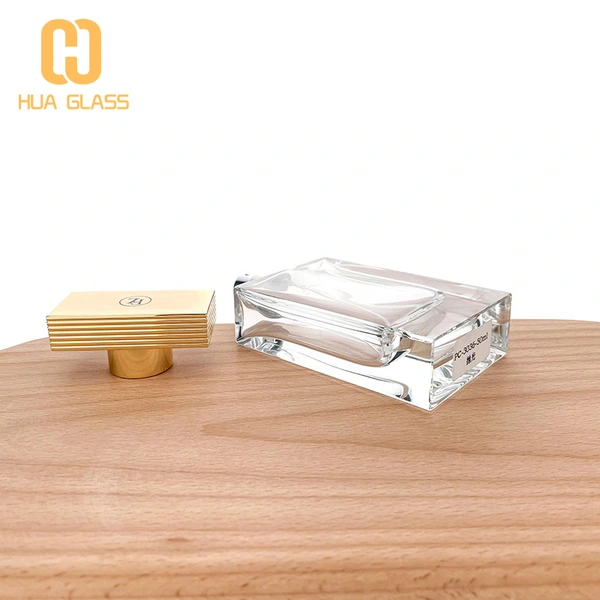 زجاجات عطر جديدة مخصصة 100 مللي عطر زجاجة مستطيلة الشكل