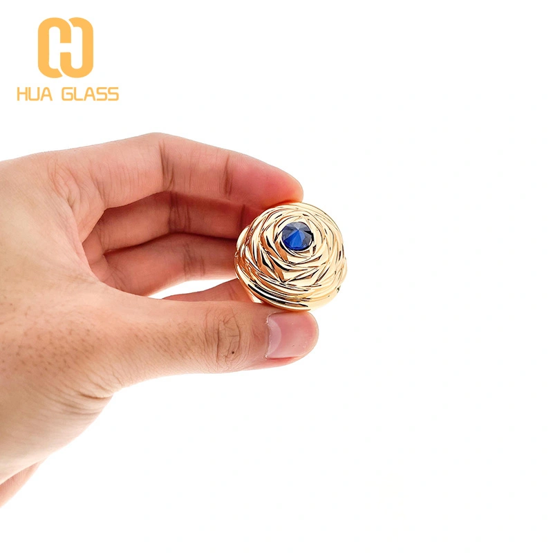 flacons de parfum de luxe 50 ml 100 ml flacon de parfum bouchon en alliage de zinc  