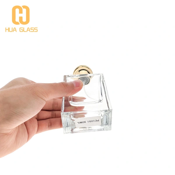 flacons de parfum de luxe 50 ml 100 ml flacon de parfum bouchon en alliage de zinc