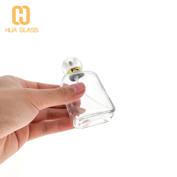 50 мл флакон духов стеклянный пустой флакон духов с прозрачной круглой крышкой