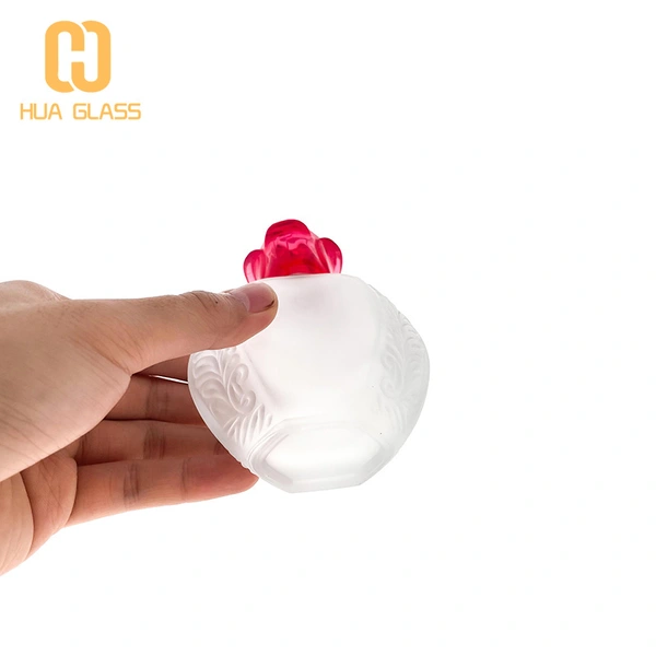 frasco de perfume de vidrio esmerilado de 100 ml