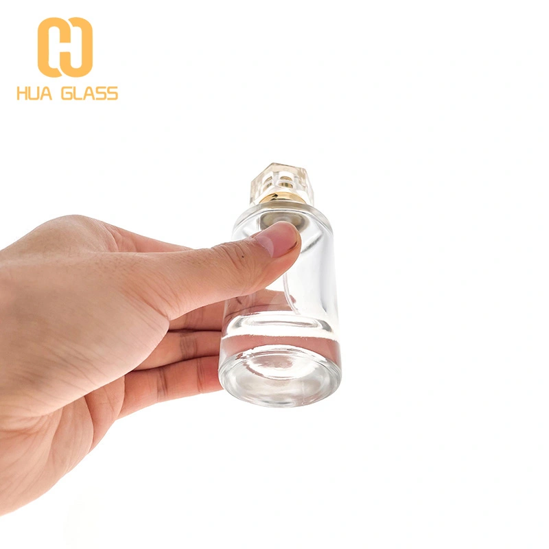 صمم زجاجة عطر خاصة بك 50 مل زجاجة عطر مستديرة اسطوانة  