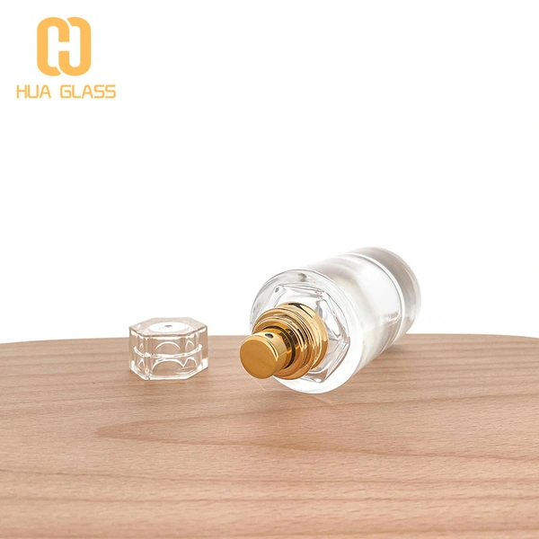 صمم زجاجة عطر خاصة بك 50 مل زجاجة عطر مستديرة اسطوانة