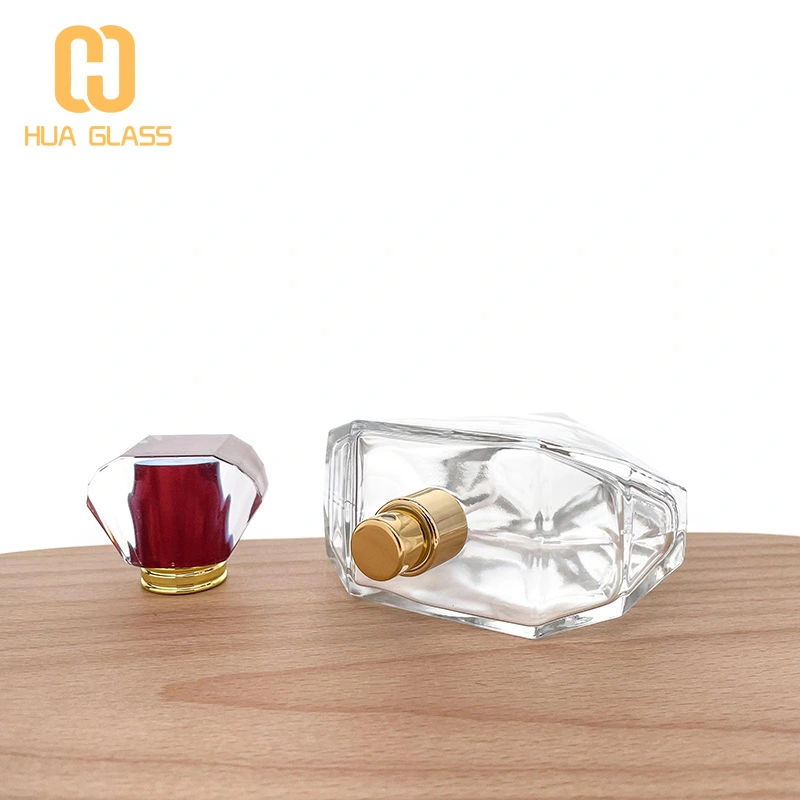 botella de spray de perfume en forma de corazón de 100 ml