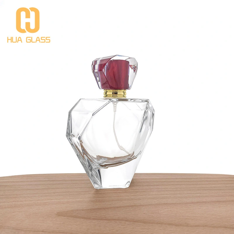 botella de spray de perfume en forma de corazón de 100 ml