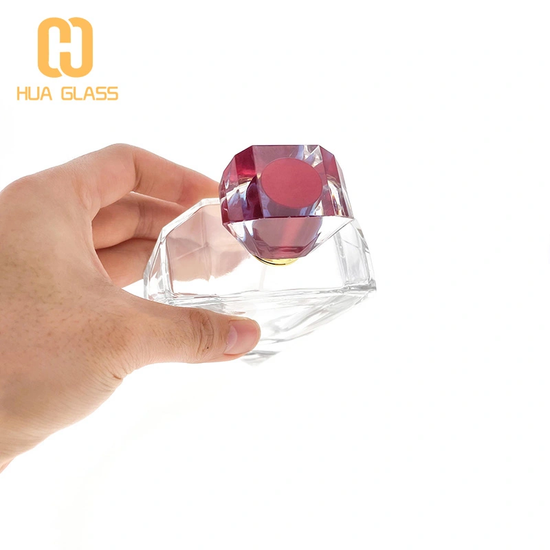 botella de spray de perfume en forma de corazón de 100 ml