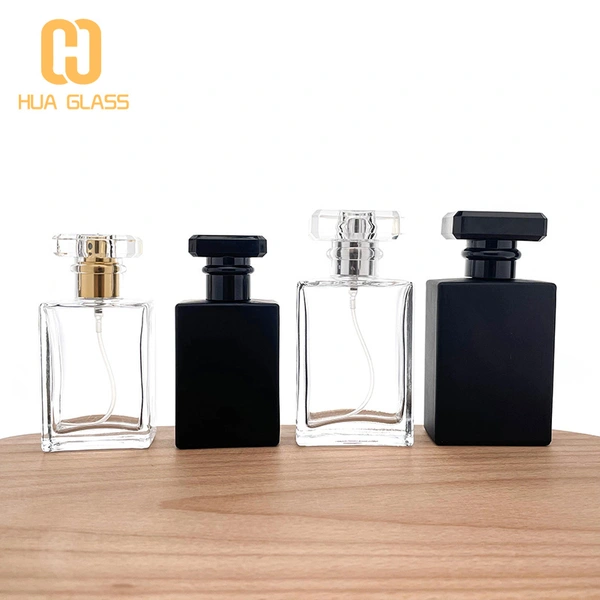 Многоразовый флакон с распылителем для духов квадратной формы 30 мл 50 мл 100 мл