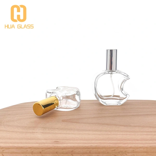 30 مل 50 مل زجاجة عطر على شكل تفاحة زجاجة عطر رخيصة