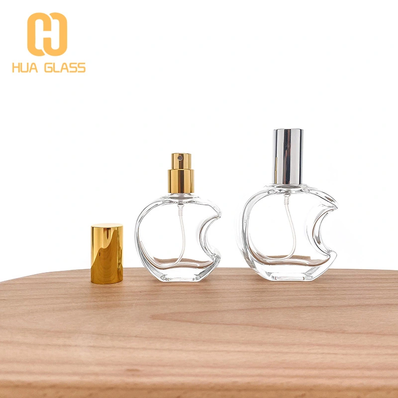 30 مل 50 مل زجاجة عطر على شكل تفاحة زجاجة عطر رخيصة  