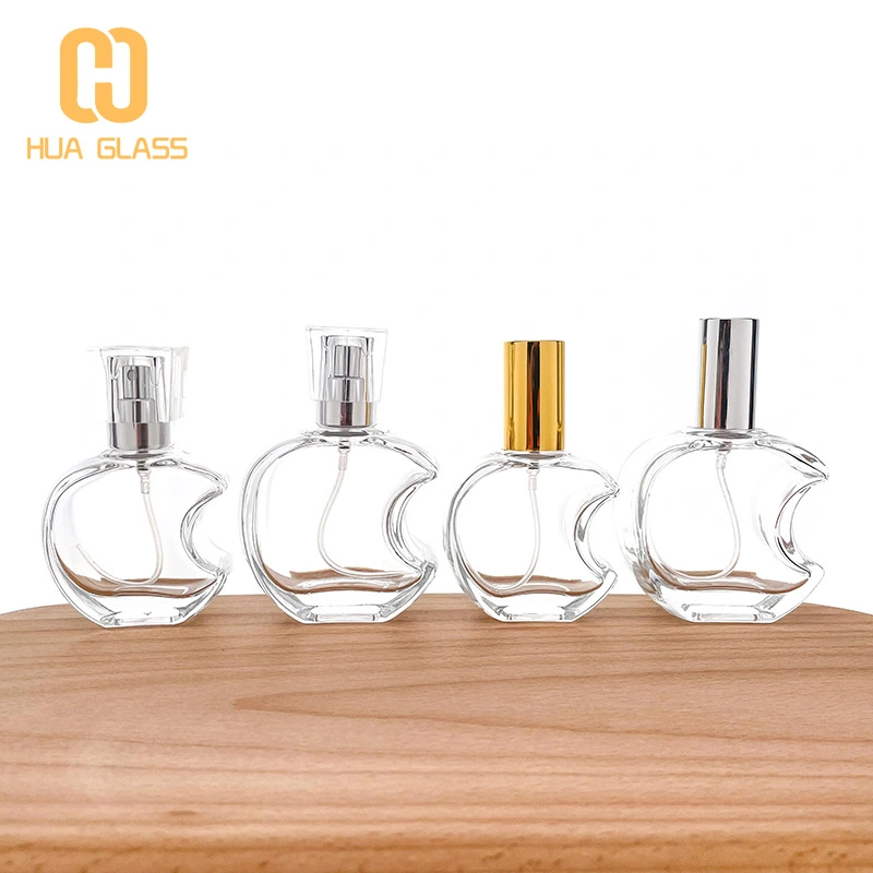 30 مل 50 مل زجاجة عطر على شكل تفاحة زجاجة عطر رخيصة  