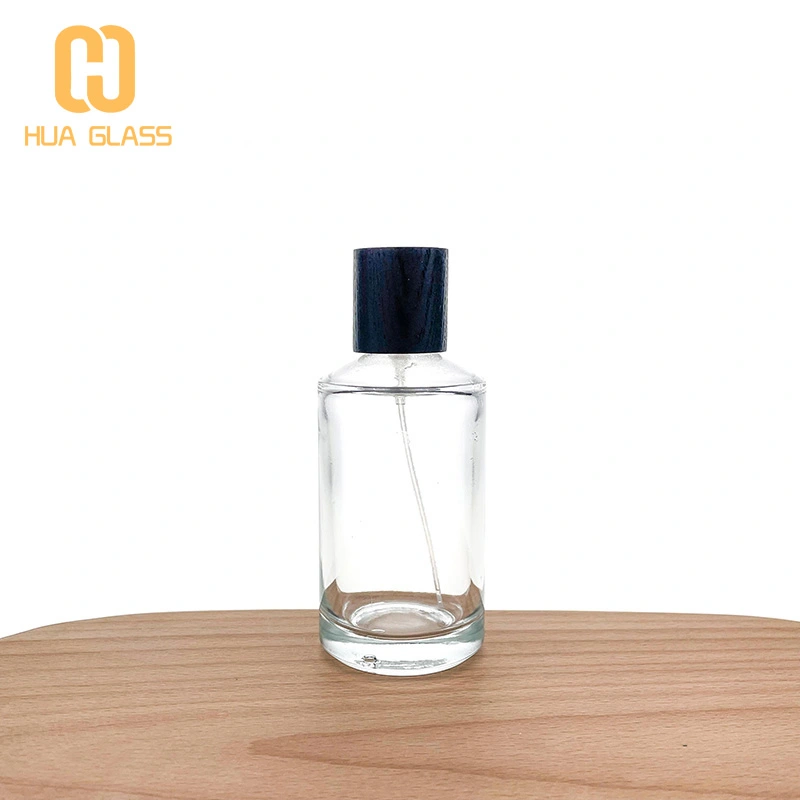 Bouteille de parfum 100 ml bouteilles de parfum fantaisie avec bouchon en bois  