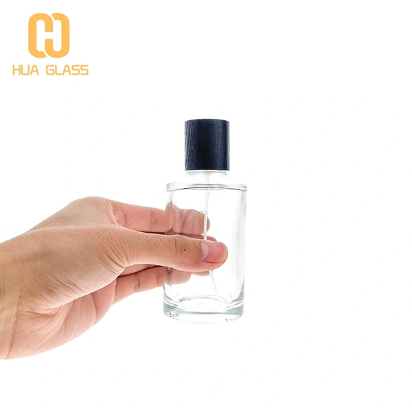 Bouteille de parfum 100 ml bouteilles de parfum fantaisie avec bouchon en bois