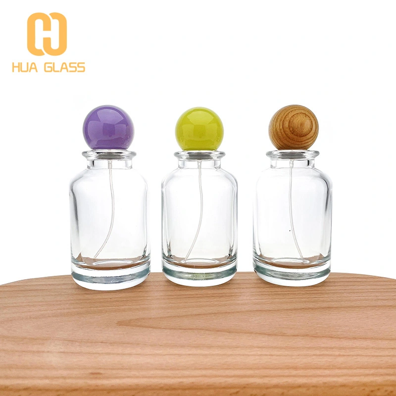 العربية دبي حار بيع 30 مل 50 مل 100 مل زجاجة عطر مع غطاء الكرة  