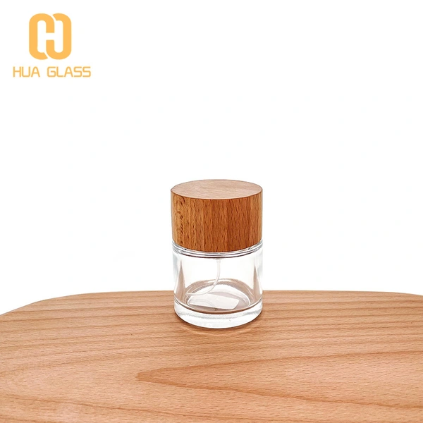 30 مل 50 مل 100 مل اسطوانة زجاجة عطر زجاجية مستديرة