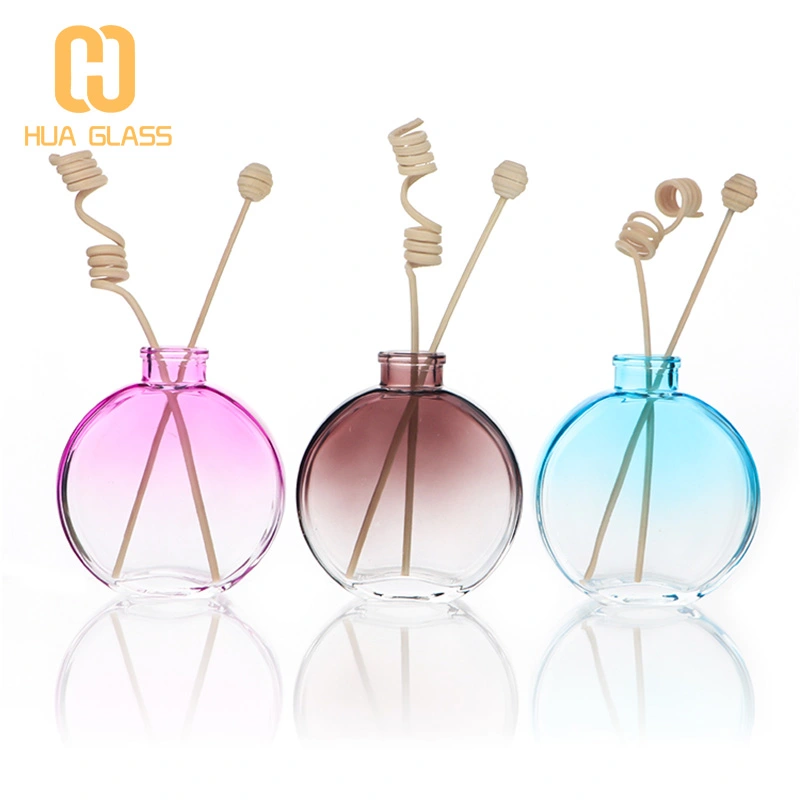  Chanel flat round 70ml 130ml 150ml clear colour glass reed diffuser