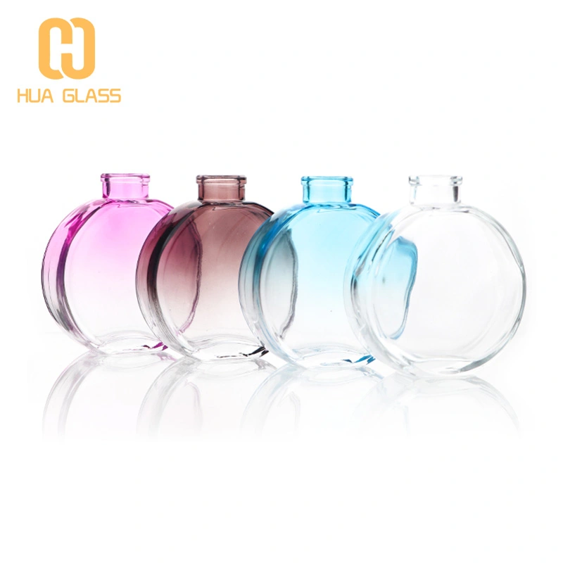  Chanel flat round 70ml 130ml 150ml clear colour glass reed diffuser