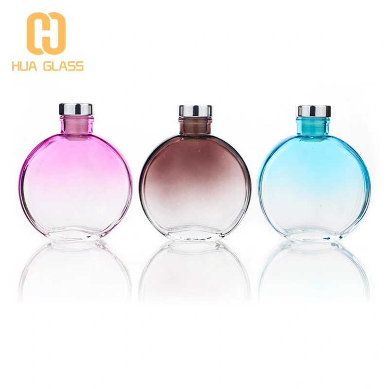  Chanel flat round 70ml 130ml 150ml clear colour glass reed diffuser