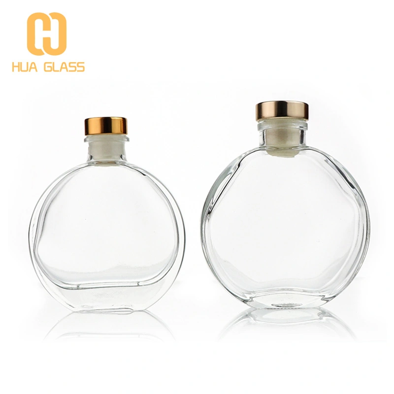  Chanel flat round 70ml 130ml 150ml clear colour glass reed diffuser