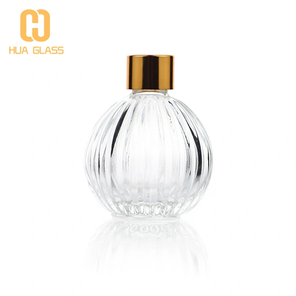 60ml round stripe shape reed diffuser bottle