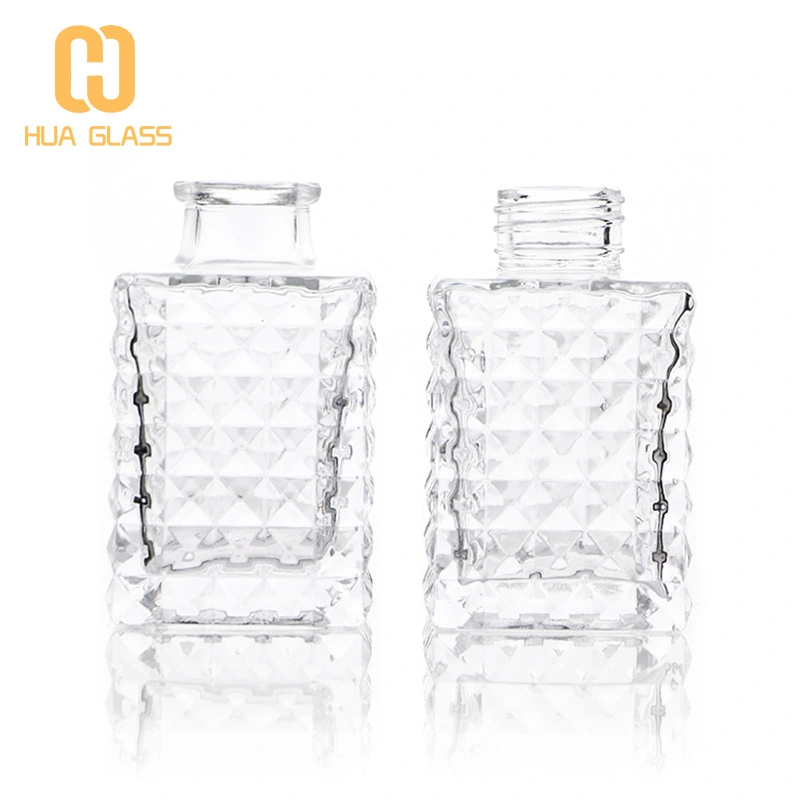 100 مل زجاجة الناشر القصب مربع  