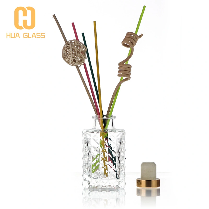 100 مل زجاجة الناشر القصب مربع  