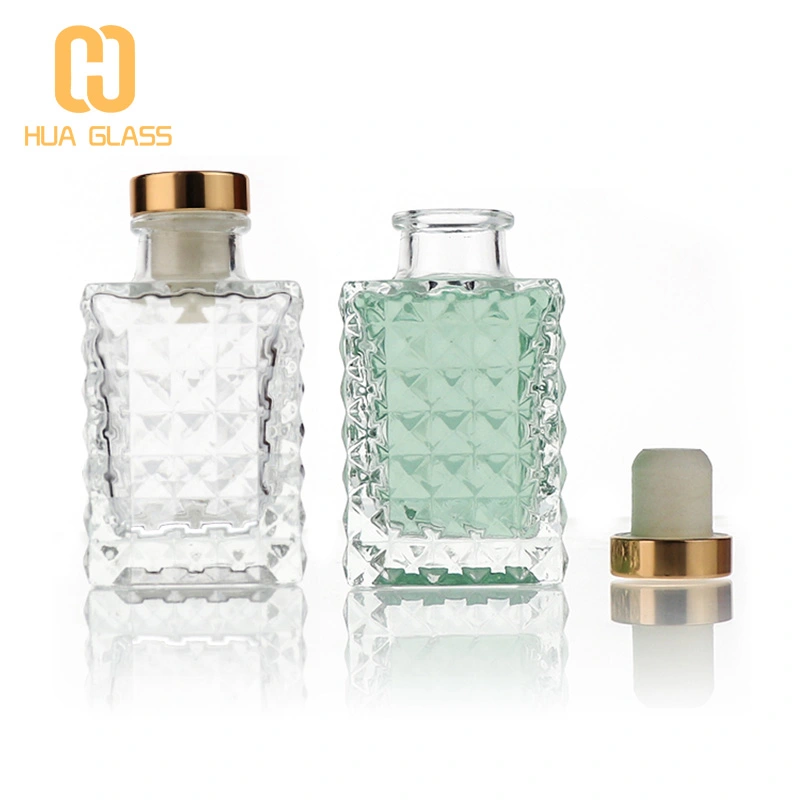 100 مل زجاجة الناشر القصب مربع  