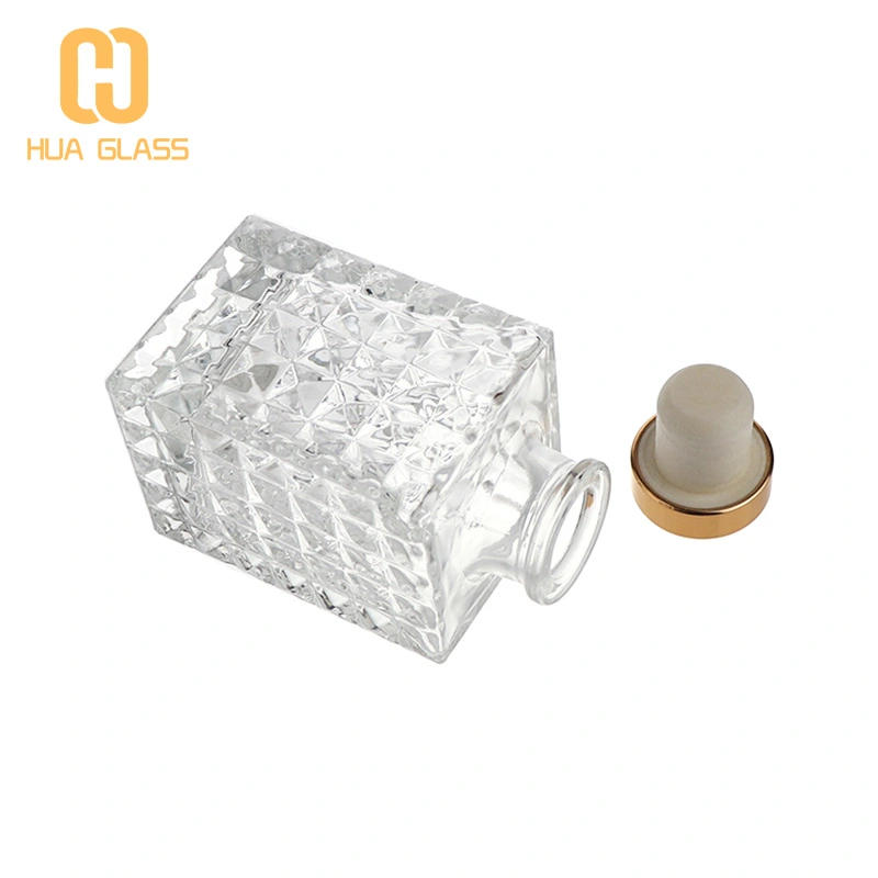 100 مل زجاجة الناشر القصب مربع  